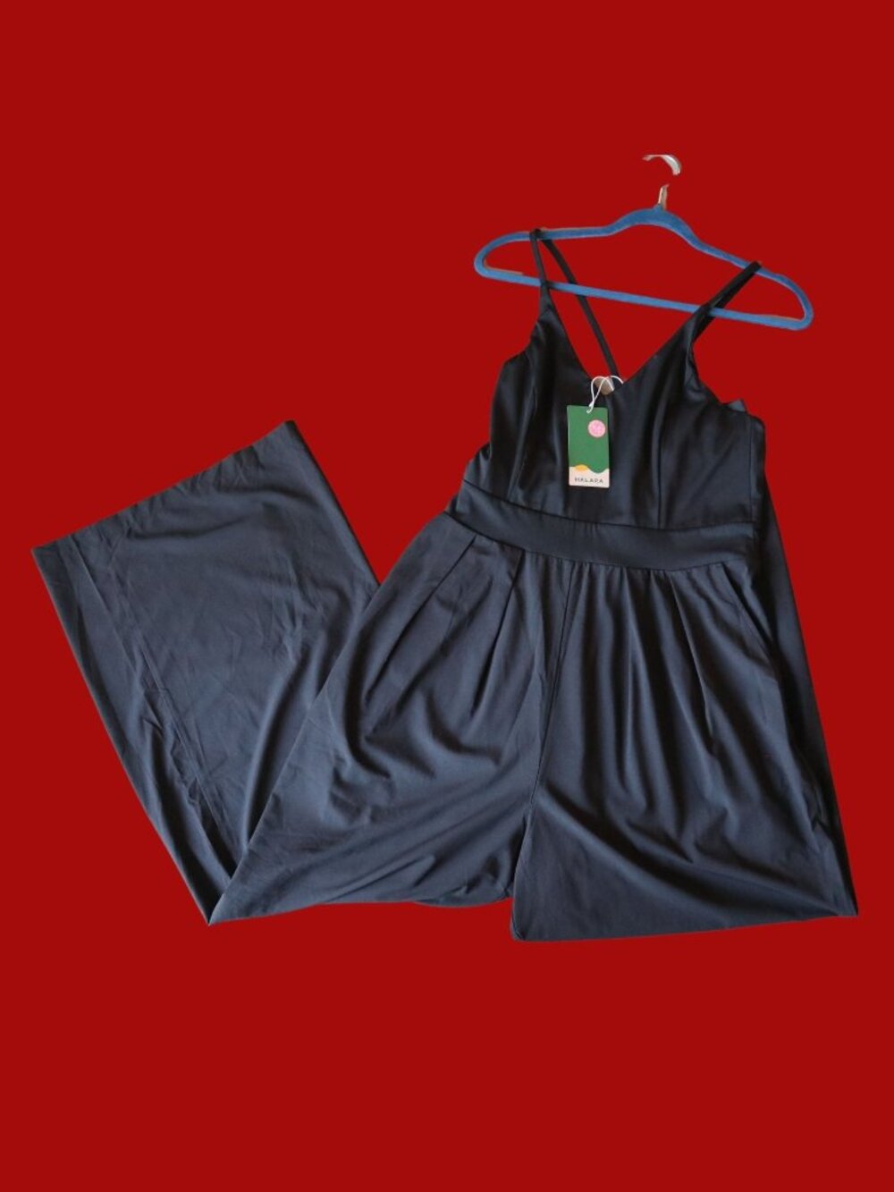 NWT Halara Jumpsuit (Wide Leg, Romper, Workout, Athleisure, Spaghetti Strap)